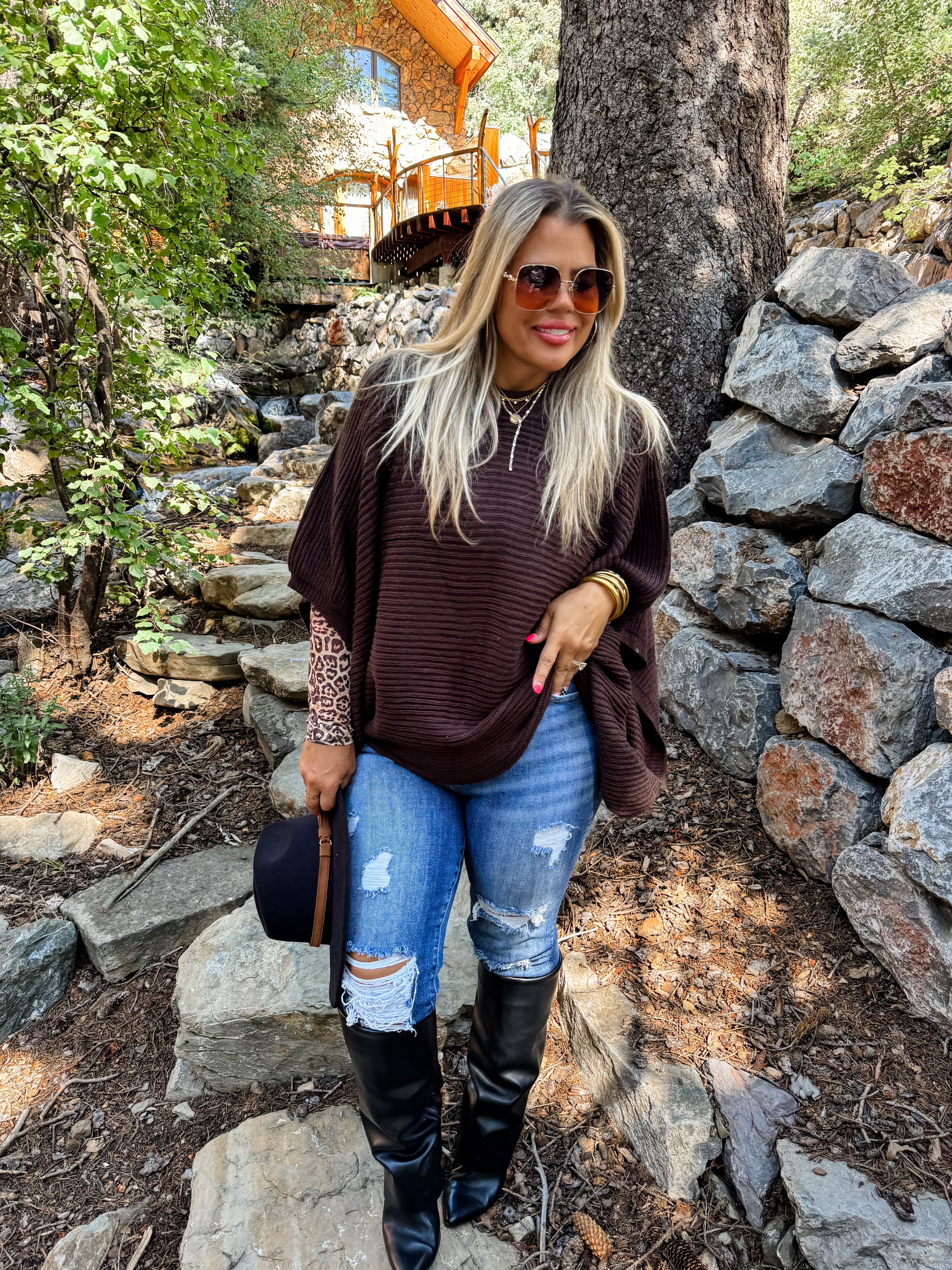 PREORDER: Meg Pullover Poncho by Blakeley (ETA: End of October) - BFF Here