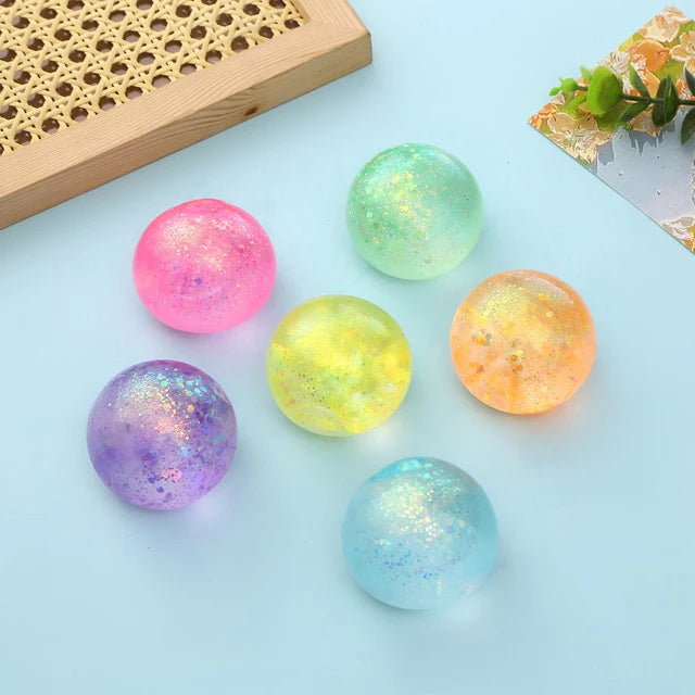 Squishy Glitter Ball Toy (Ships in 3-4 Weeks) - BFF Here