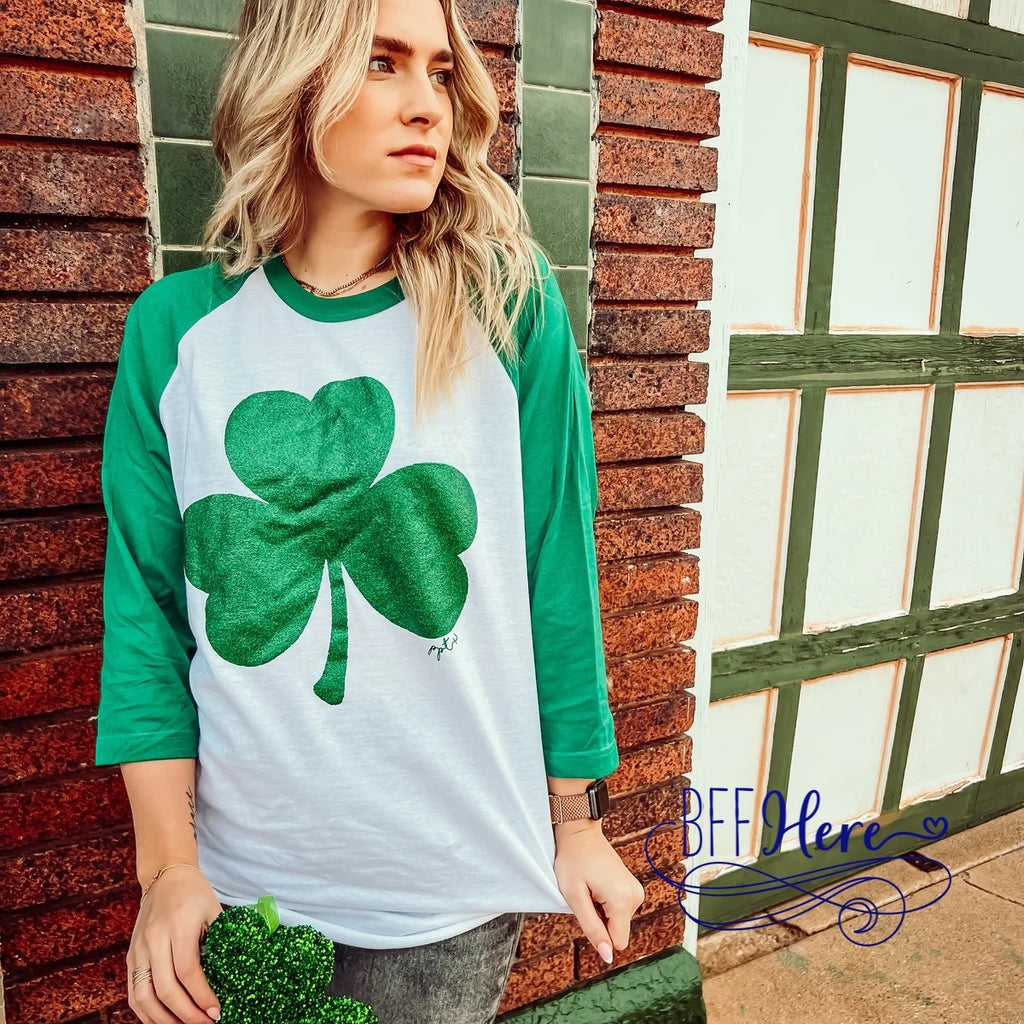 Shamrock Shine: Dazzling Raglan Radiance - BFF Here