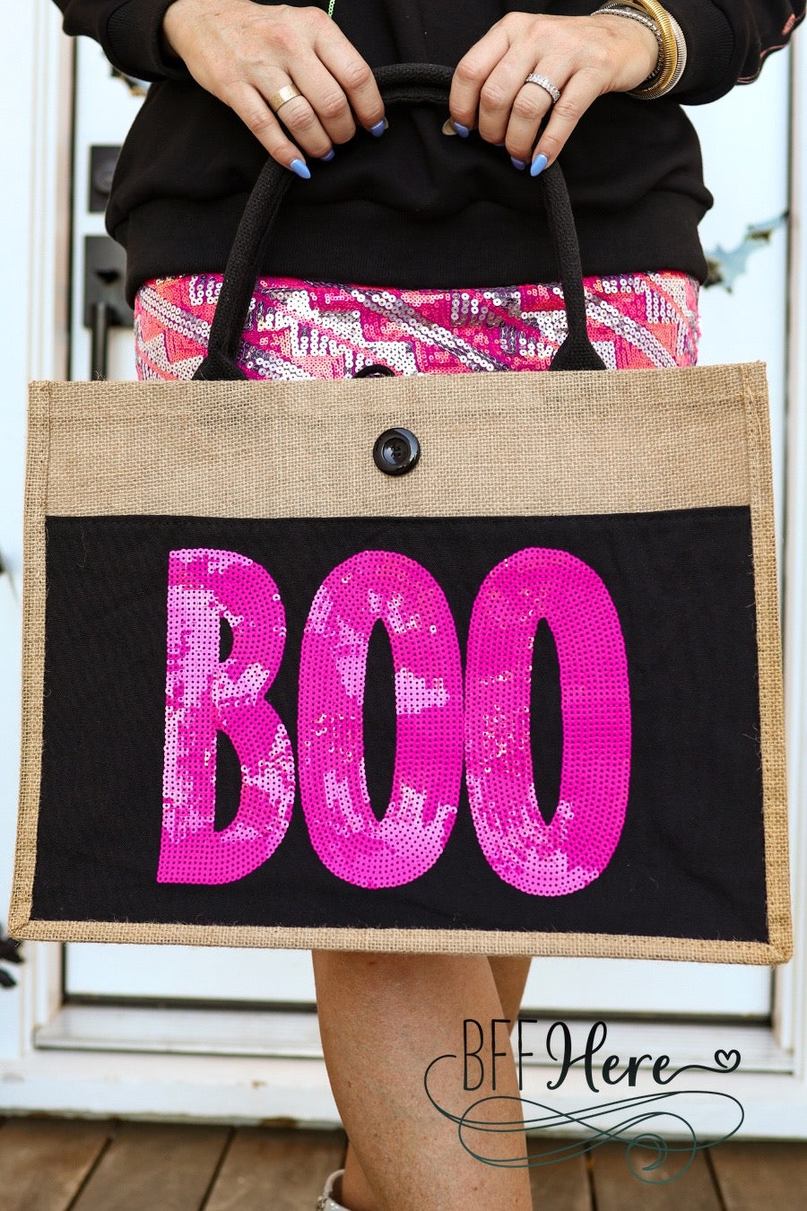 Sequin Boo Bag by Jess Lea - BFF Here