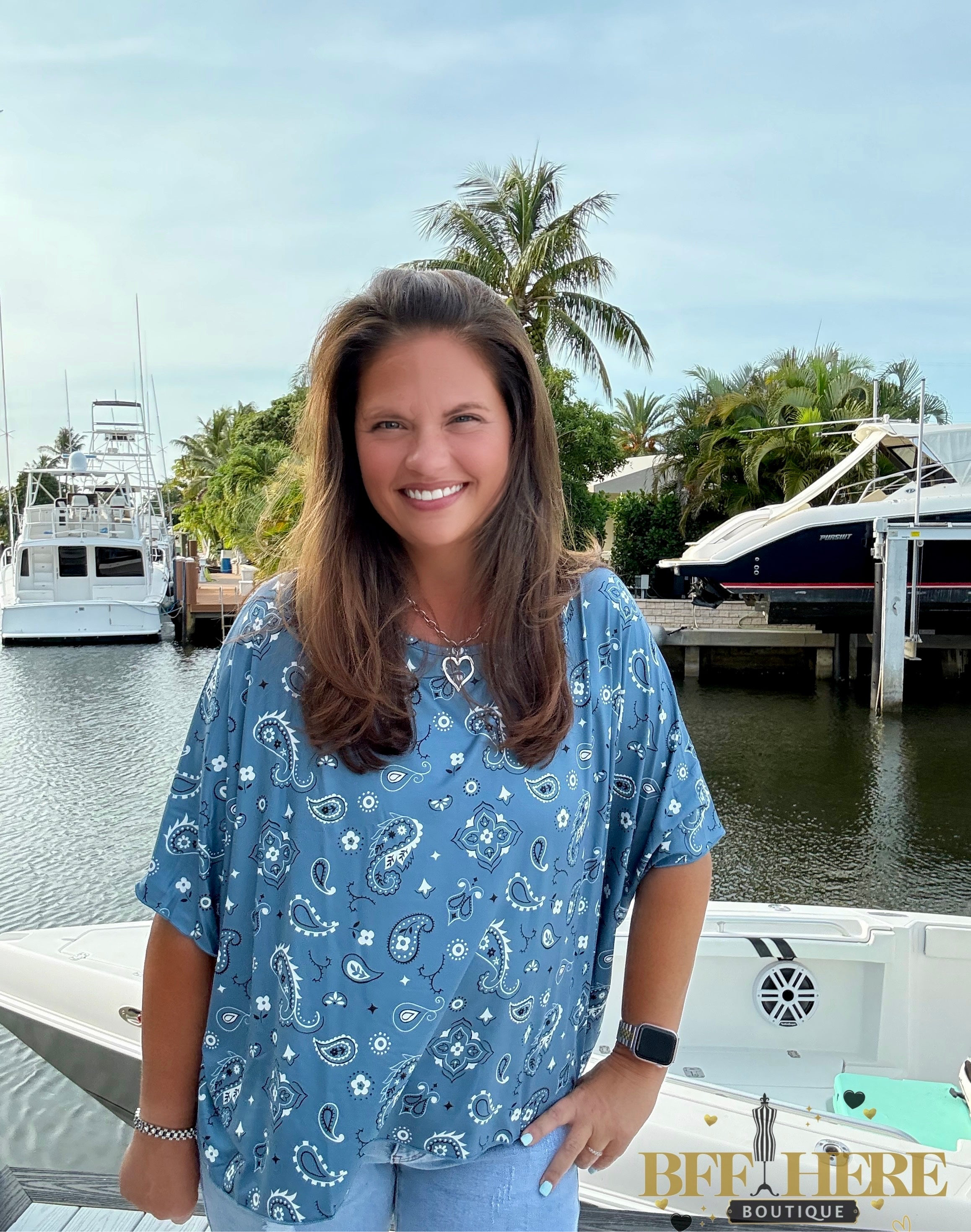 Pretty In Paisley Top by Sterling Kreek - BFF Here