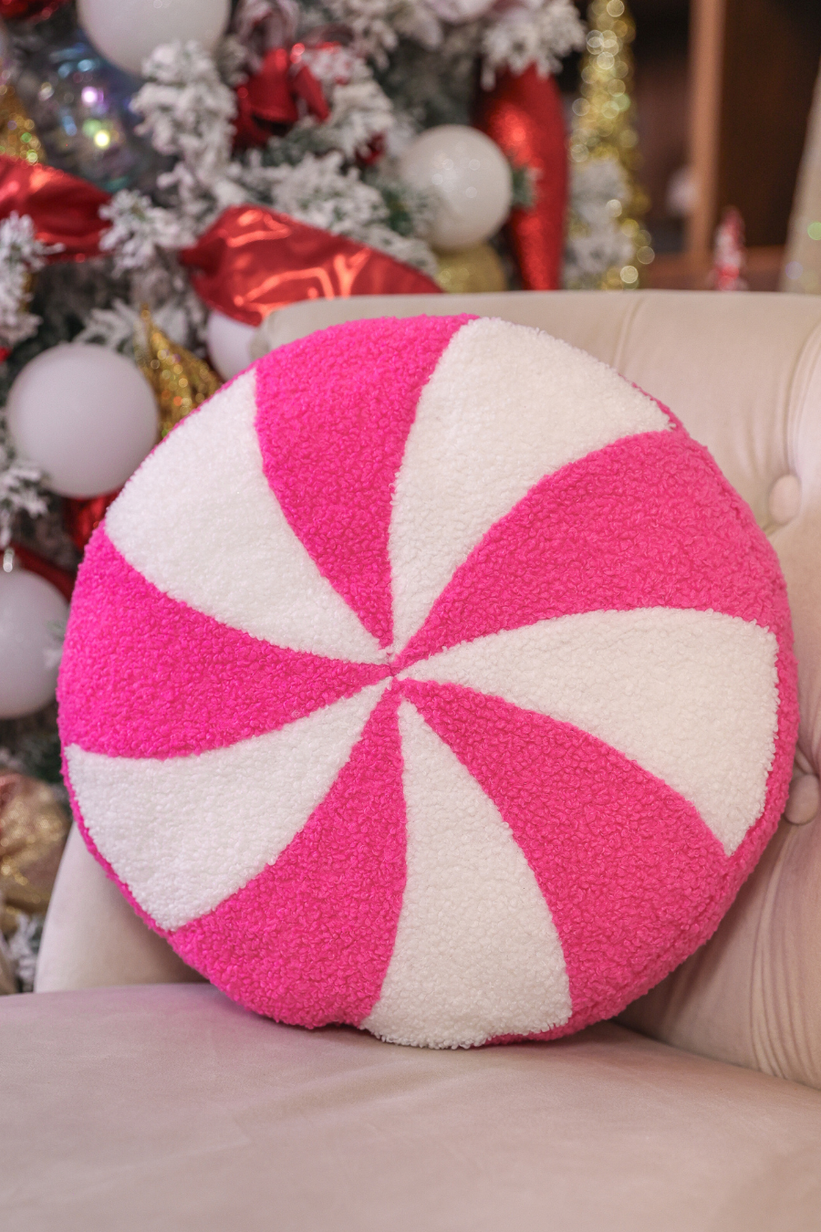 PREORDER: Pink Peppermint Pillow by Jess Lea (ETA: End of October) - BFF Here