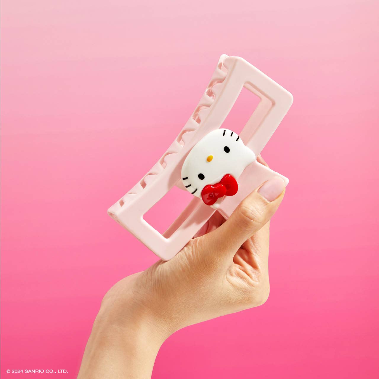Hello Kitty x Kitsch Recycled Jumbo Open ClawClip-Kitty Face - BFF Here
