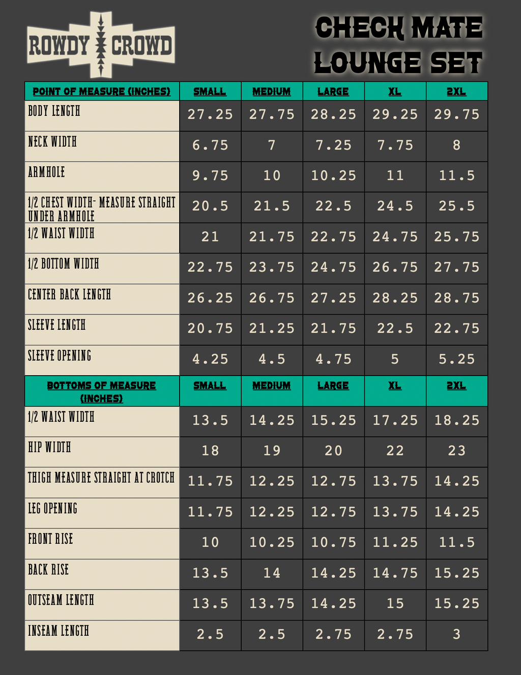 Check Mate Lounge Set - BFF Here