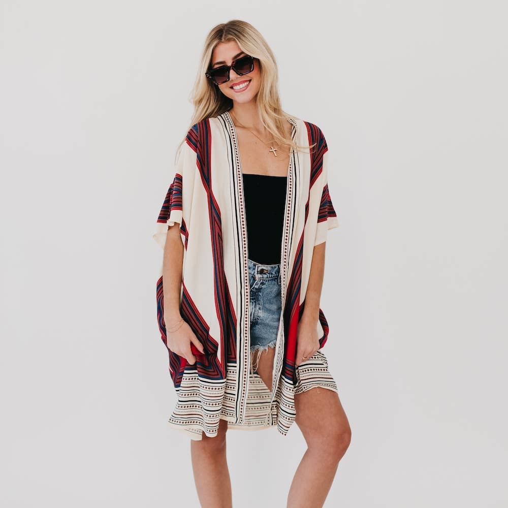 In The City Of Paradise Kimono by Pretty Simple - BFF Here