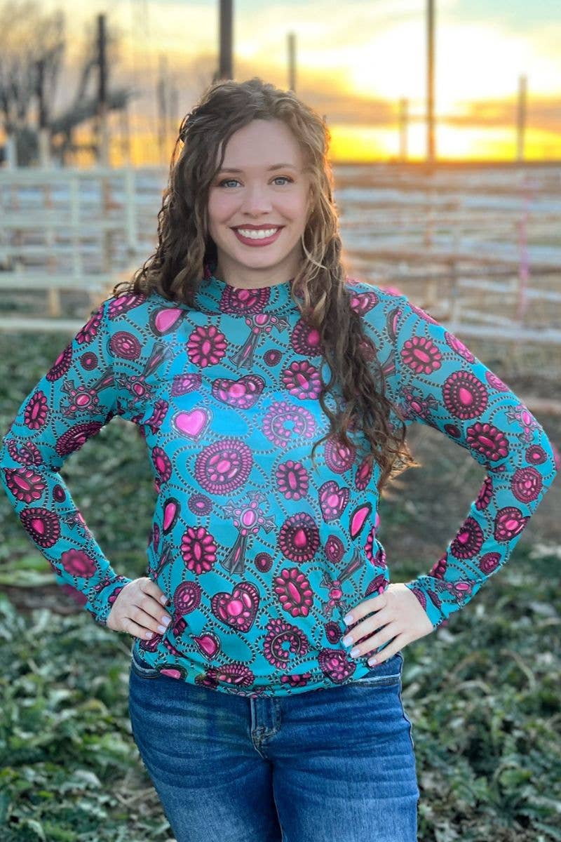 Navajo City Mesh Top by Sterling Kreek - BFF Here