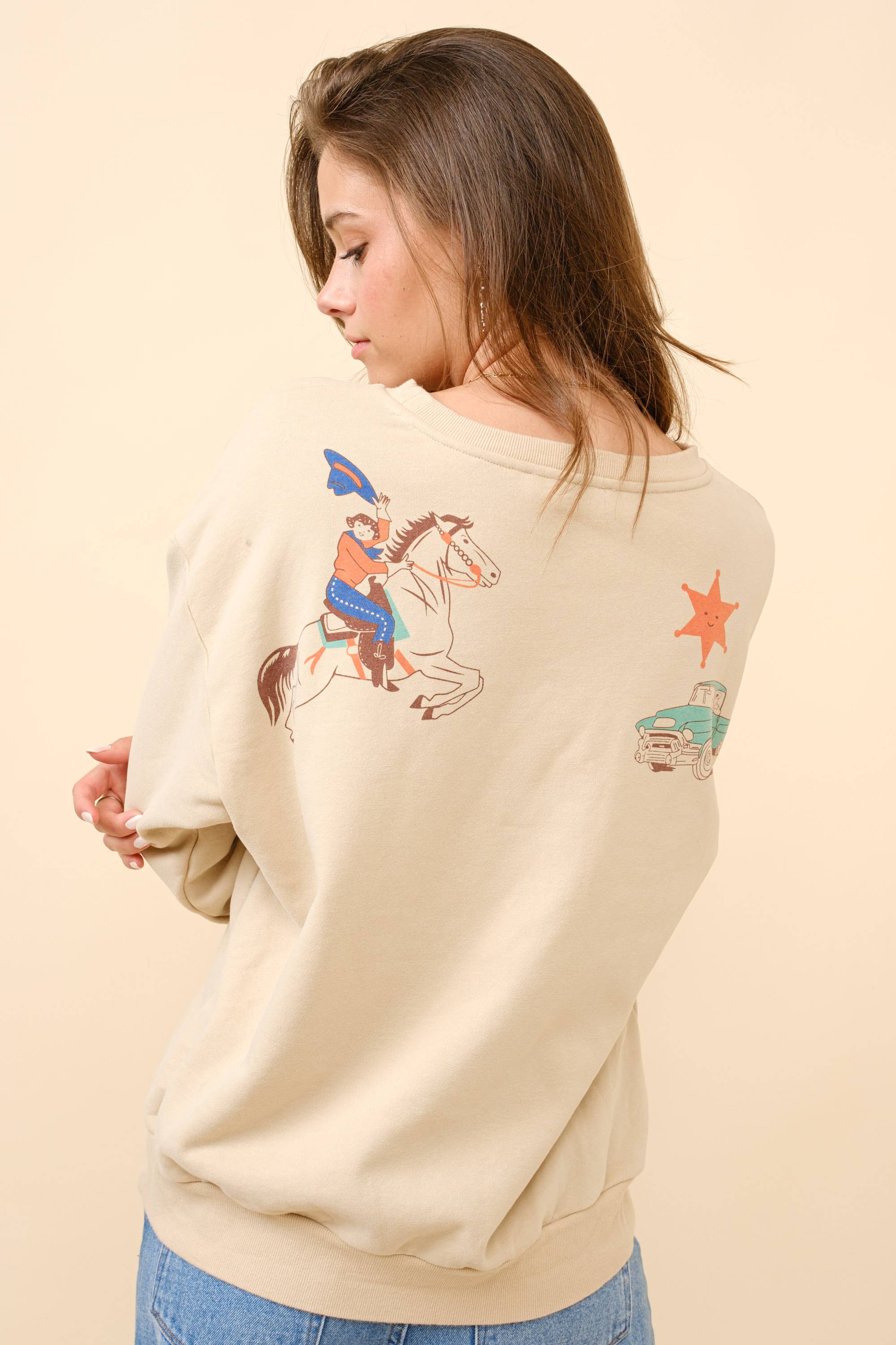 Howdy Cowboy Sweatshirt - BFF Here