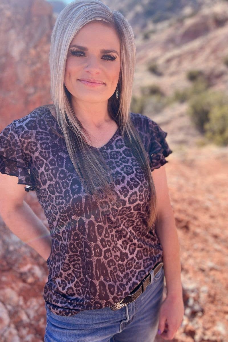 The Night Leopard Top by Sterling Kreek - BFF Here