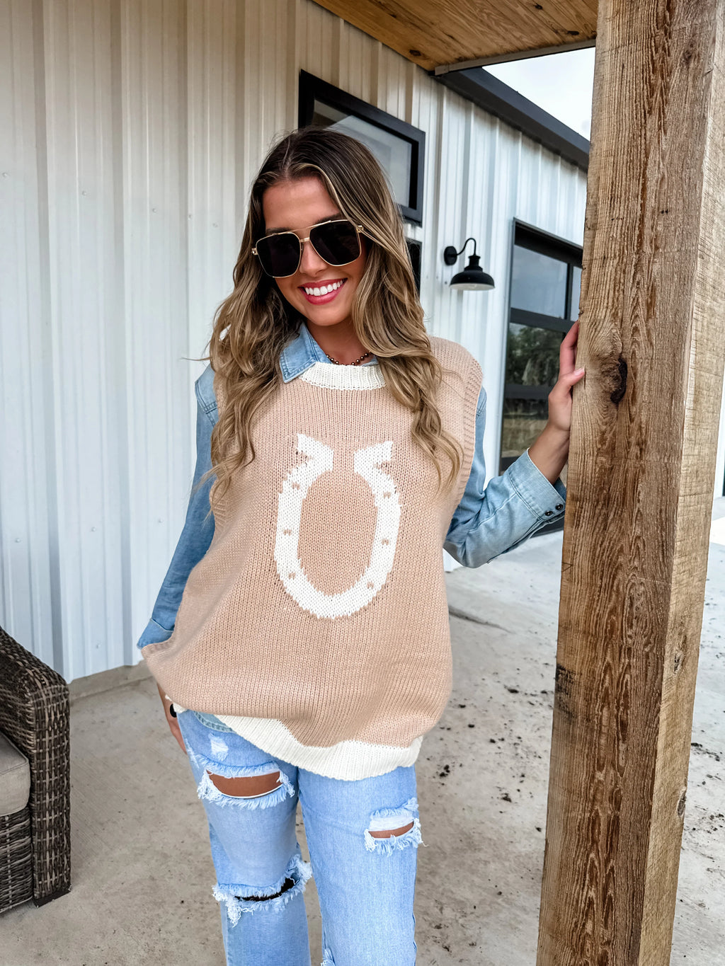 PREORDER: High Class Country Sweater Vest by Blakeley (ETA: Late December) - BFF Here