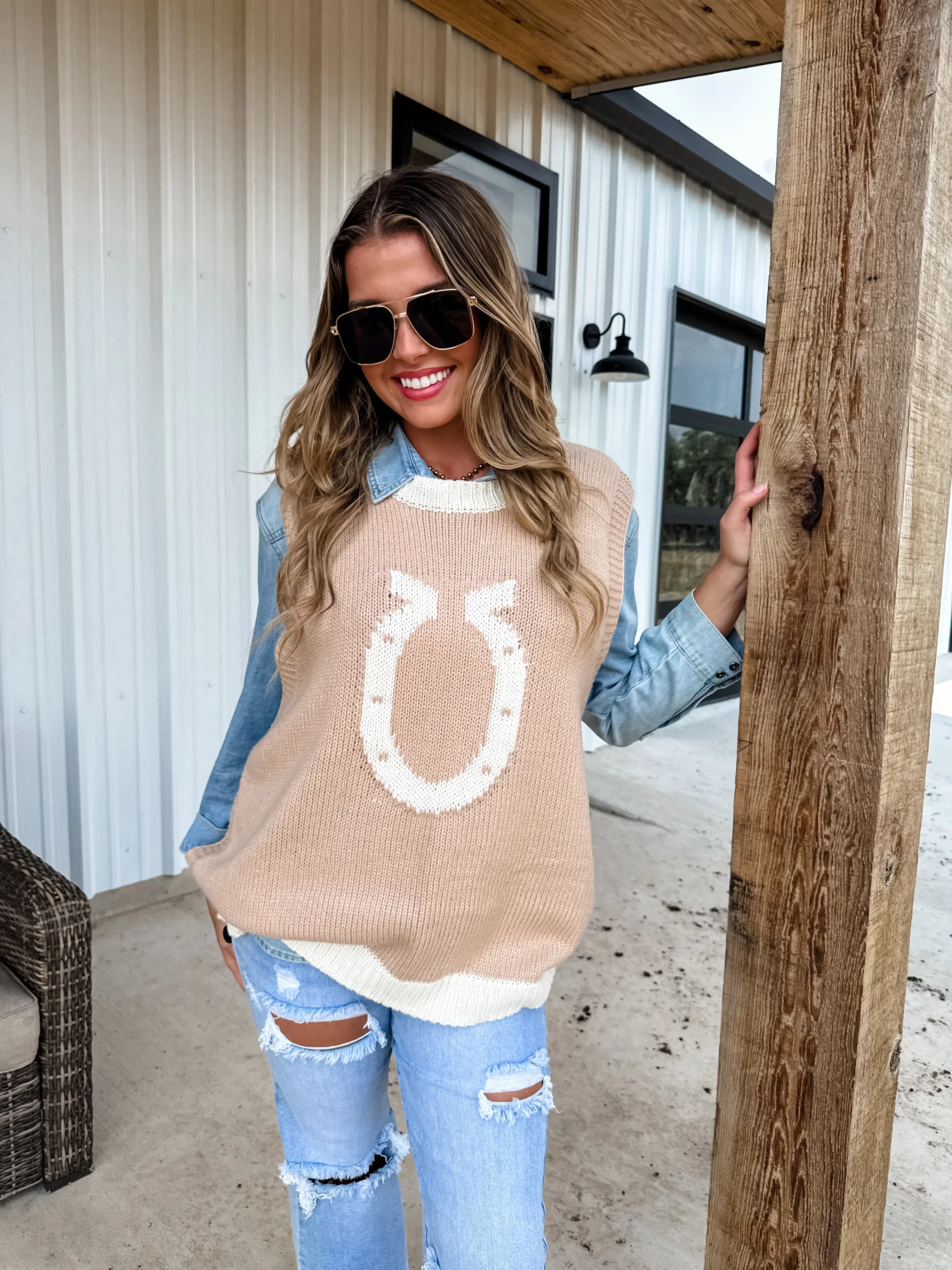 PREORDER: High Class Country Sweater Vest by Blakeley (ETA: Late December) - BFF Here