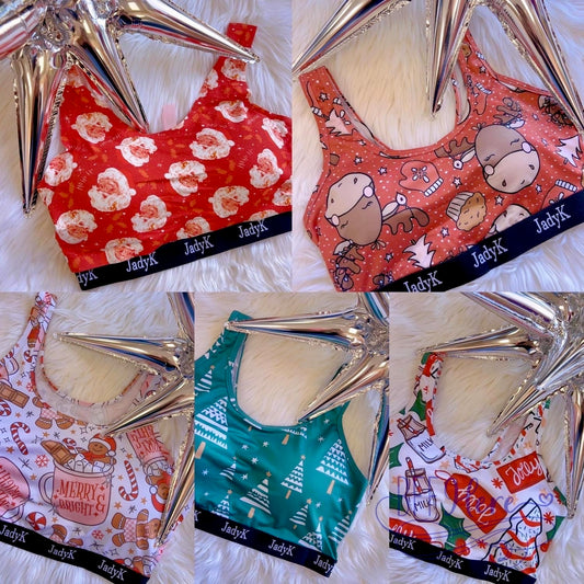 PREORDER: Christmas Arya Bralette Collection / Choice of Style ( Ships End of November) - BFF Here