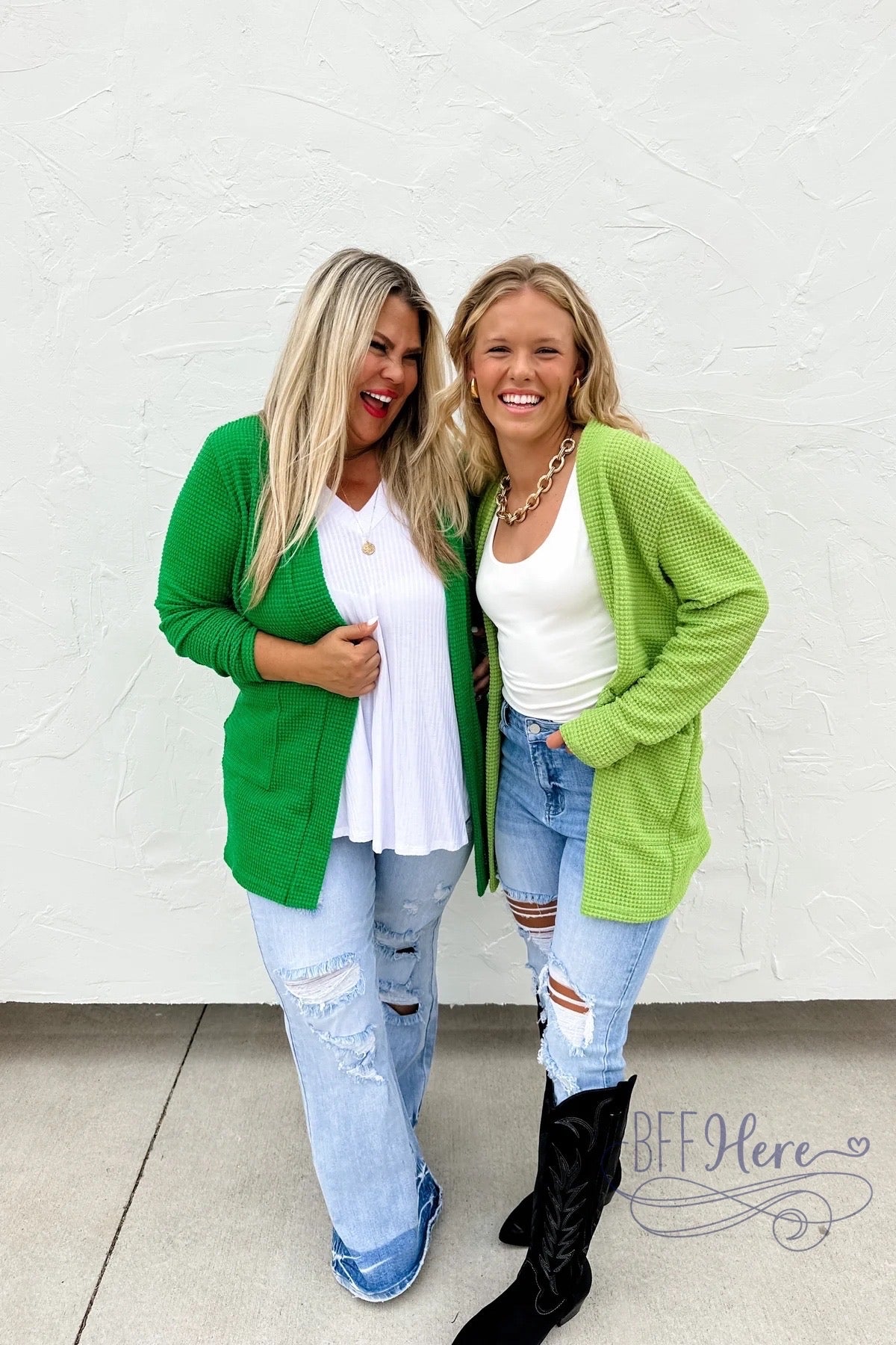 PREORDER— Lola Cardigan / Christmas Green (Ships Middle of November ) - BFF Here