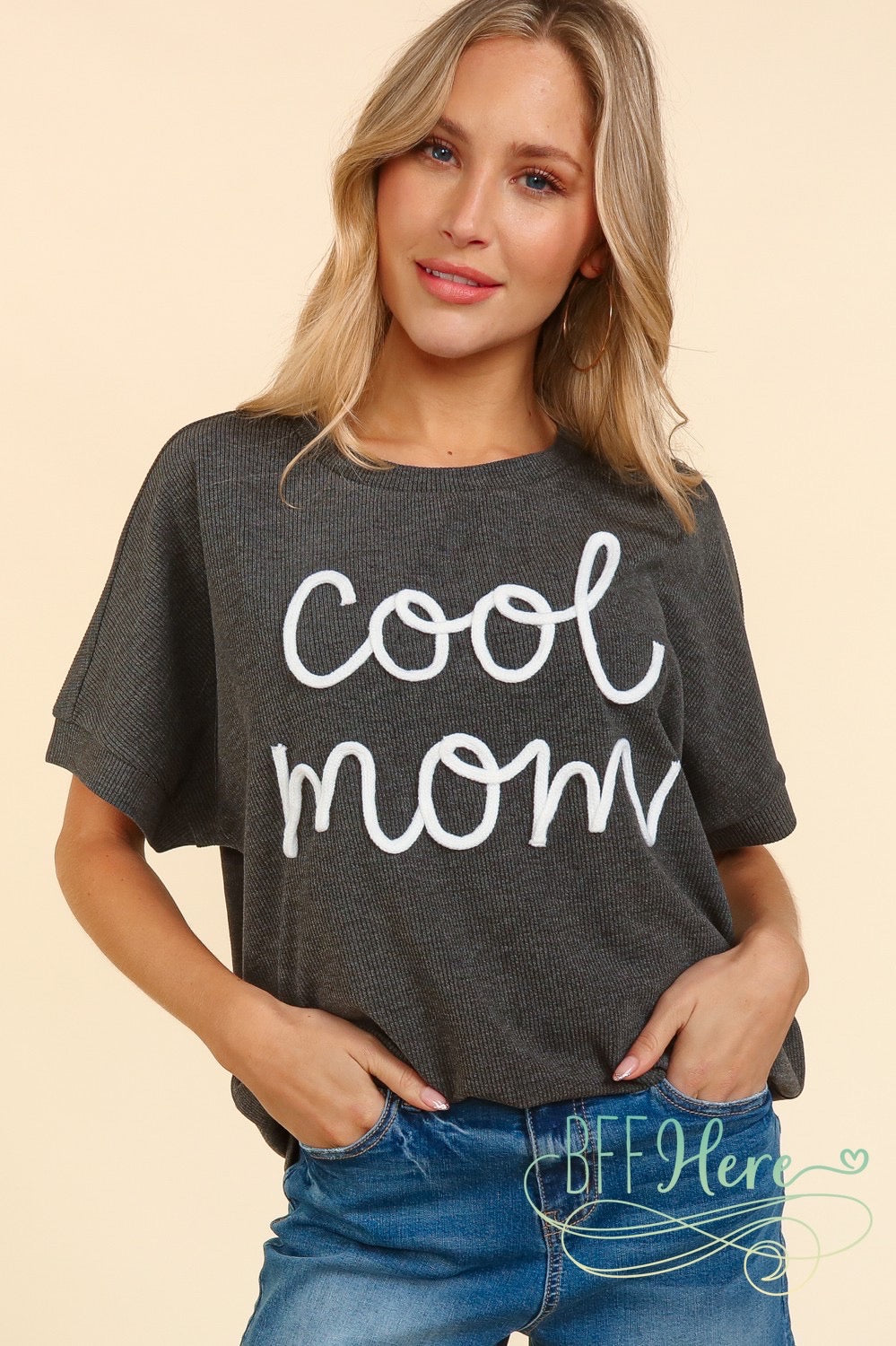 Fun & Fab 'Cool Mom' Tee - BFF Here