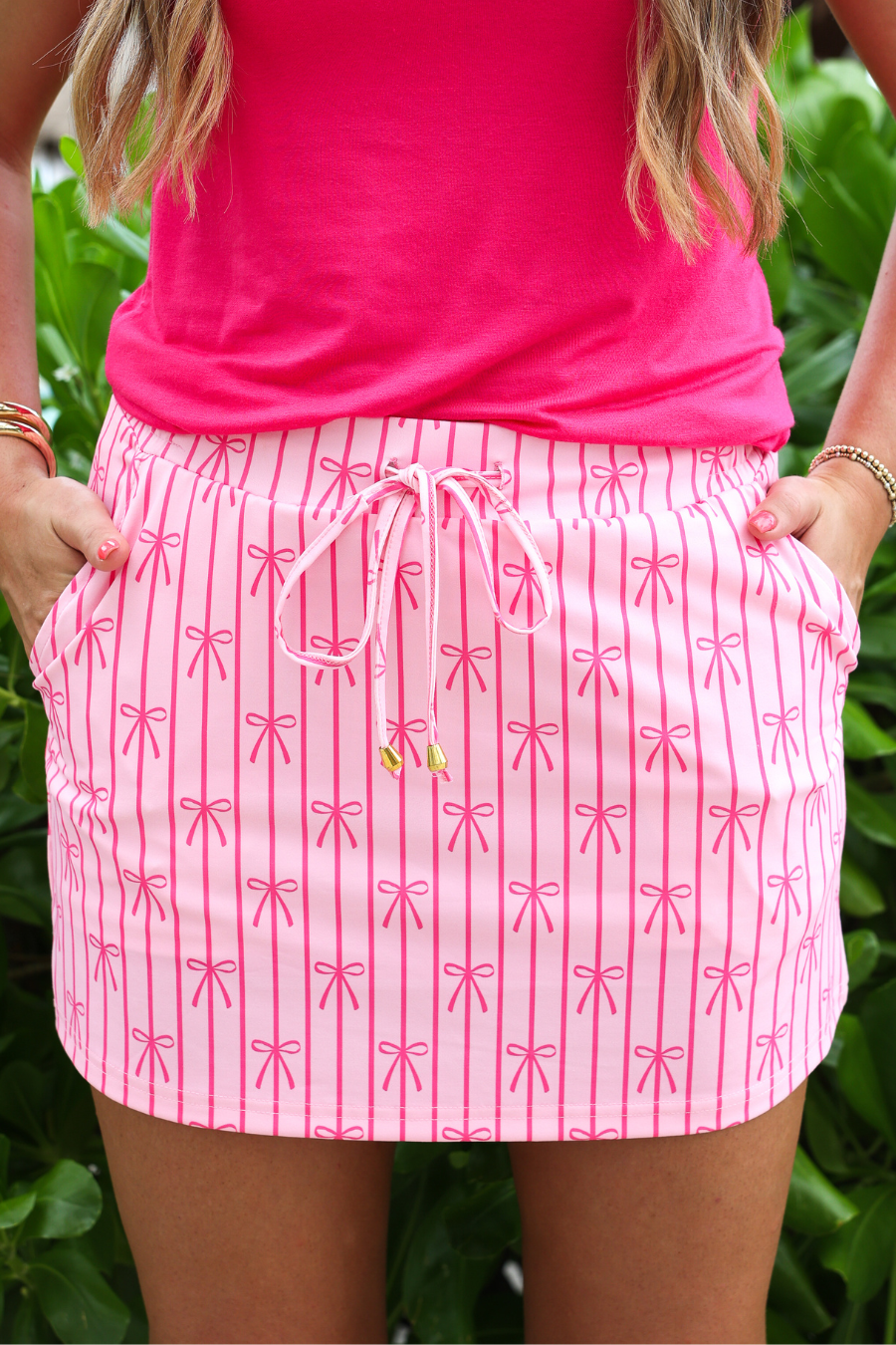 PREORDER: Bow Stripes Skort by Jess Lea (ETA: February) - BFF Here