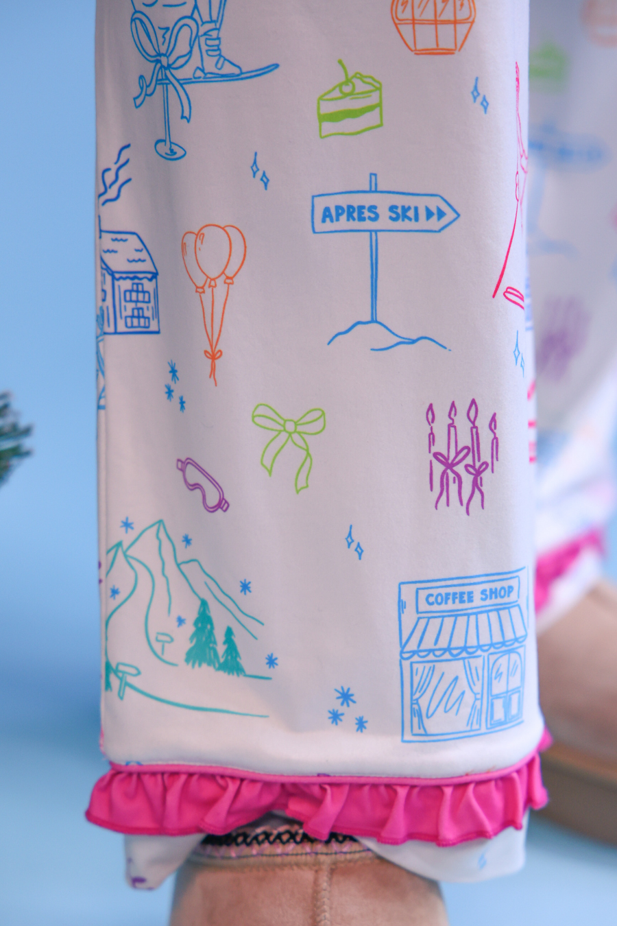 PREORDER: Après Ski Ruffle Pajama Set (ARRAY) by Jess Lea (ETA: October)