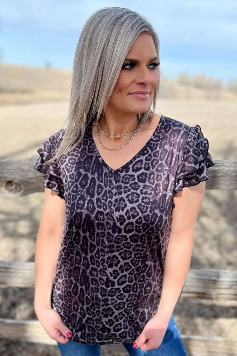The Night Leopard Top by Sterling Kreek - BFF Here