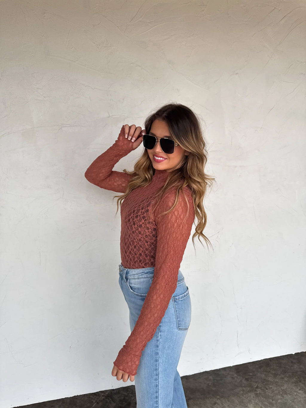 PREORDER: Jolie Lace Thumbhole Top by Blakeley (ETA: Mid November) - BFF Here