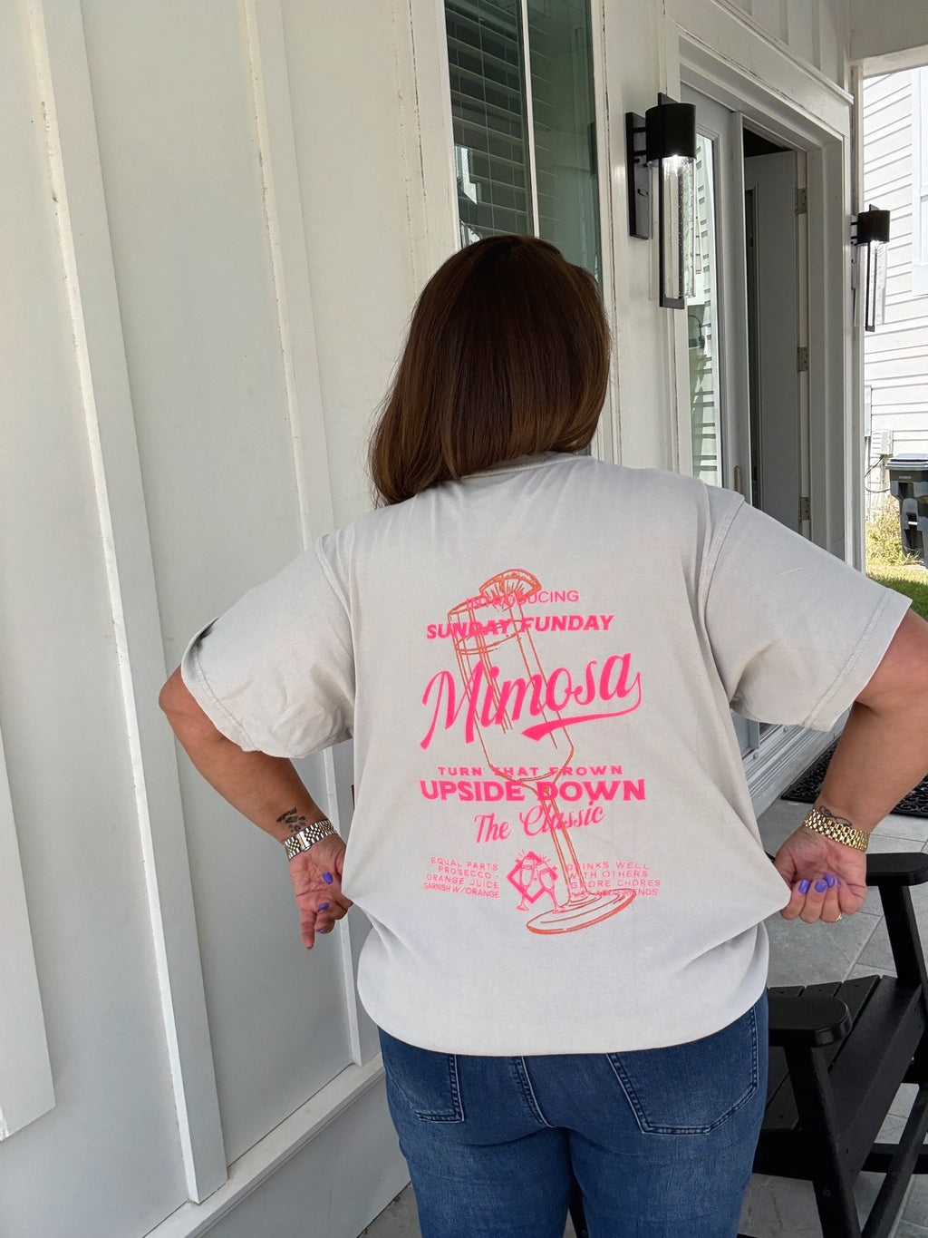 Introducing Mimosa Mock Tee by Southern Bliss (ARRAY) — Ships: 2-3 weeks - BFF Here