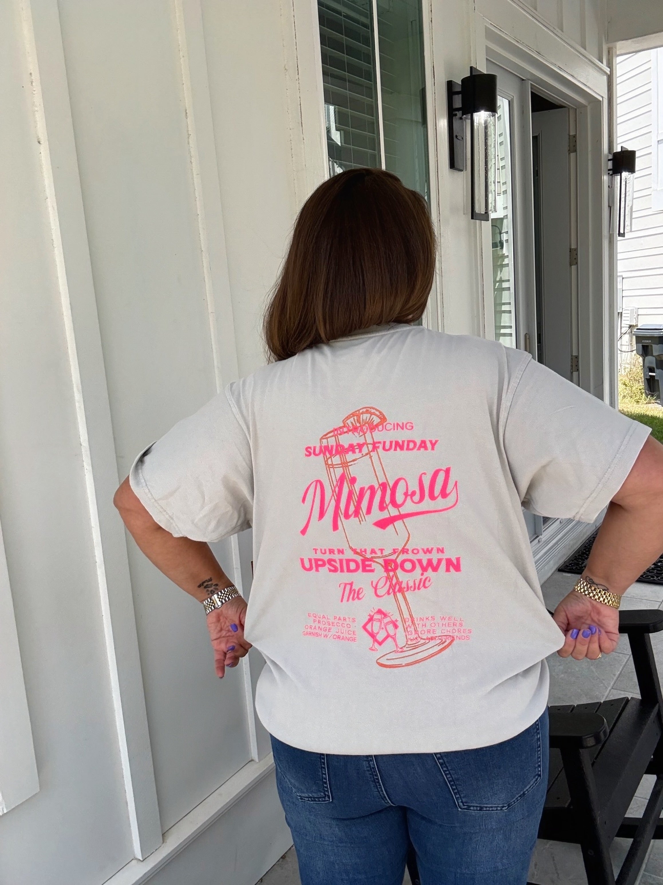 Introducing Mimosa Mock Tee by Southern Bliss (ARRAY) — Ships: 2-3 weeks - BFF Here