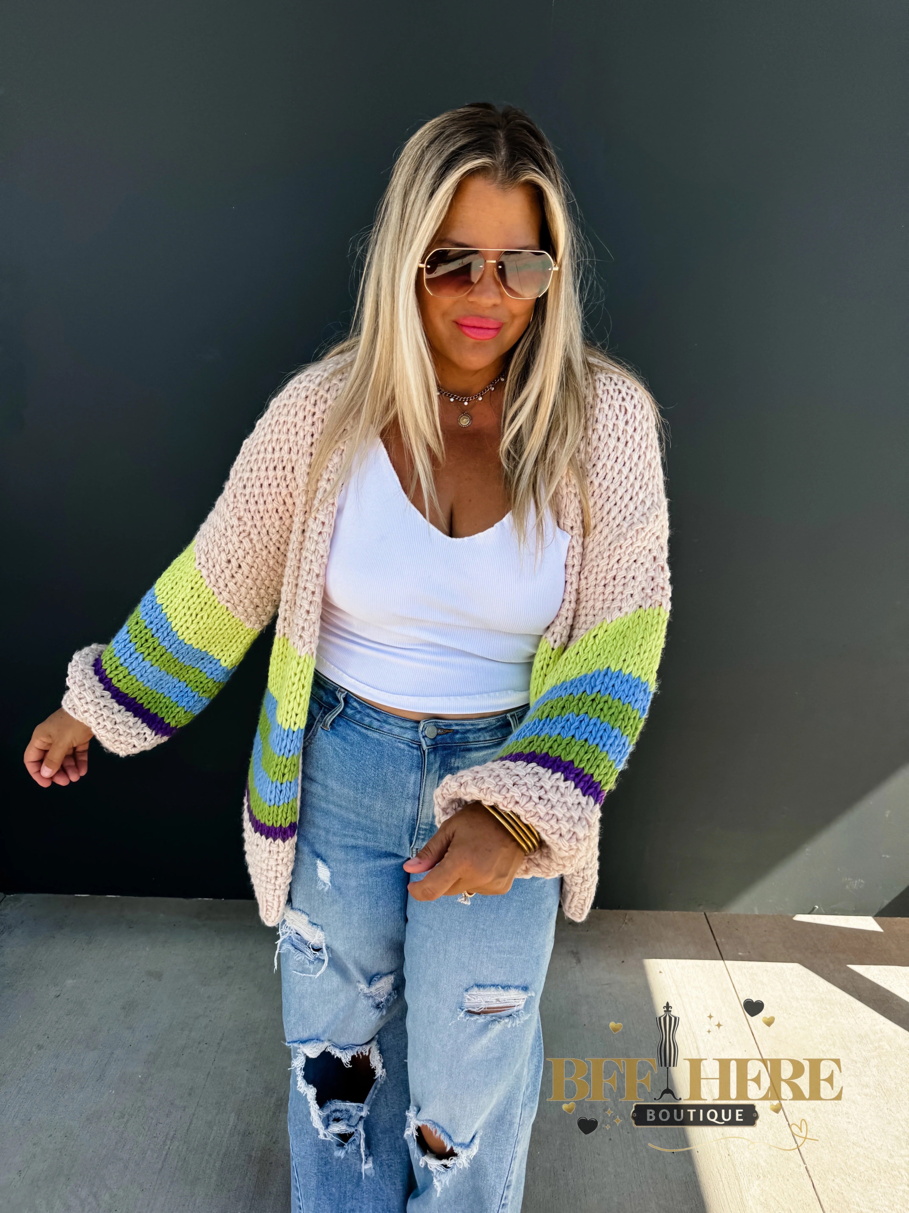 Charlotte Knit Cardigan by Blakeley / Choice of Color - BFF Here