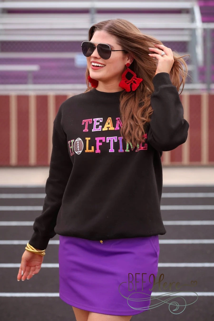 Team Halftime Patch Sweatshirt by Jess Lea - BFF Here