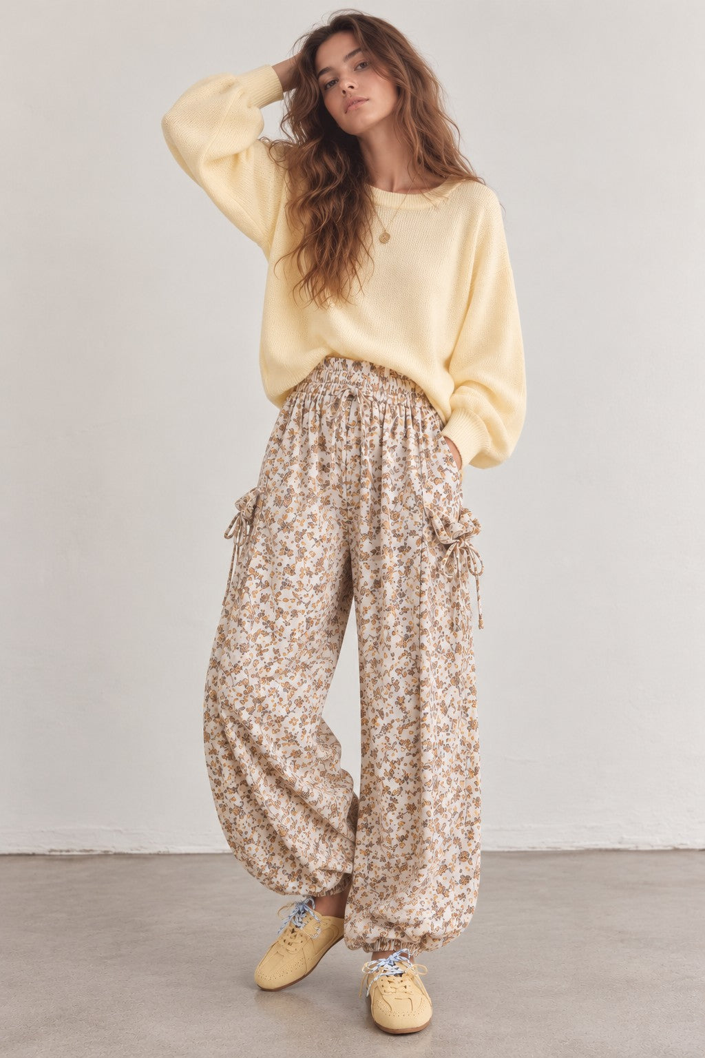 PREORDER: Boho Floral Cargo Pants / ARRAY by Jade by Jane (ETA: November)