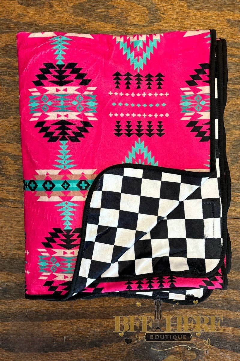 Checked In Cheyenne Blanket by Sterling Kreek - BFF Here