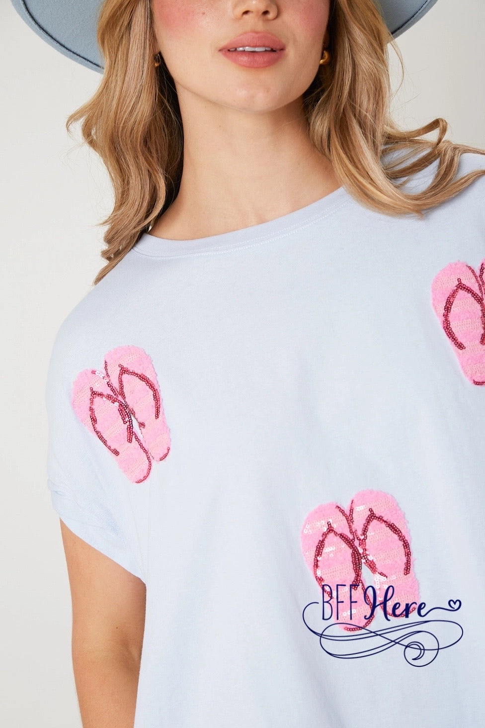 PREORDER: Flip-Flop Fantasy: Sequin-Adorned Mini Dress (Ships End of January) - BFF Here