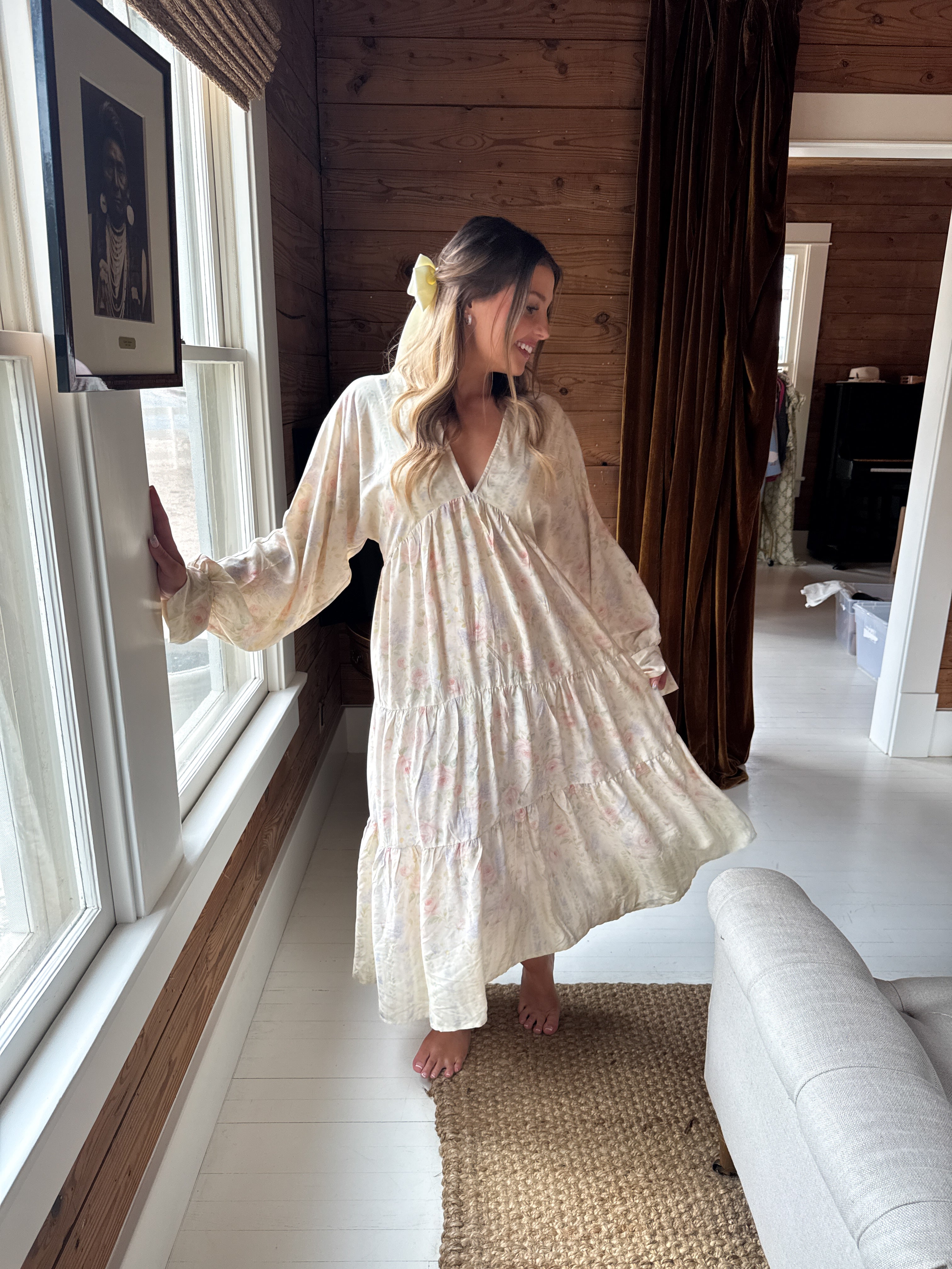 PREORDER- SPRING FLORAL KORA DRESS - BFF Here