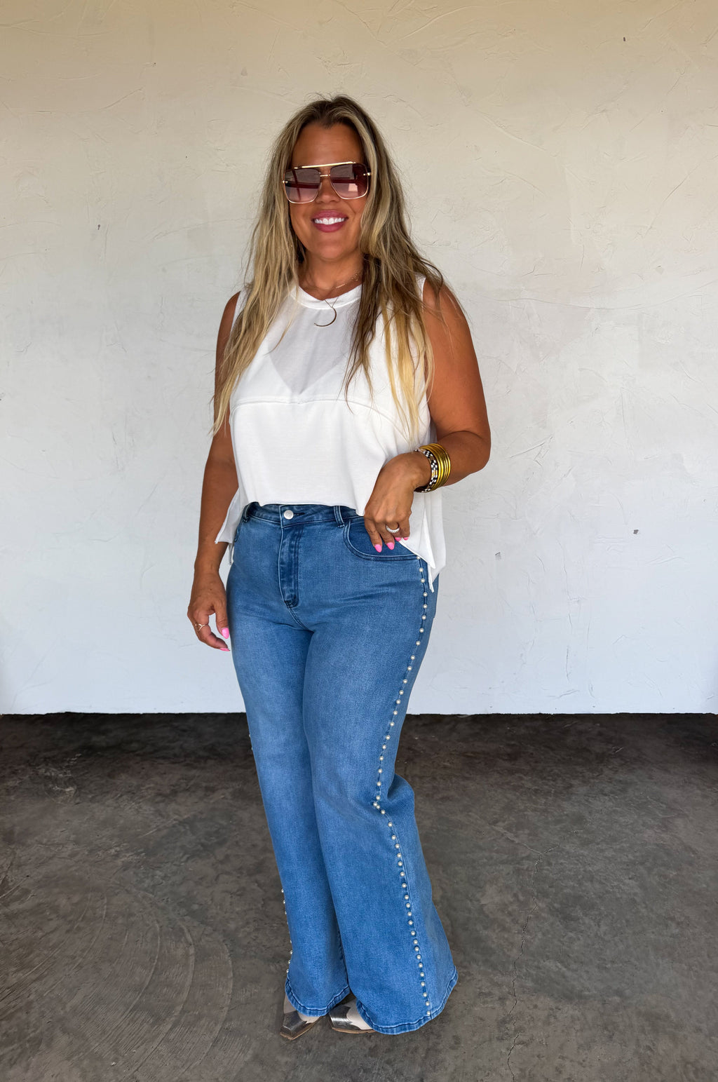 PREORDER: Uptown Pearl Denim Jean by Blakeley (ETA: September)