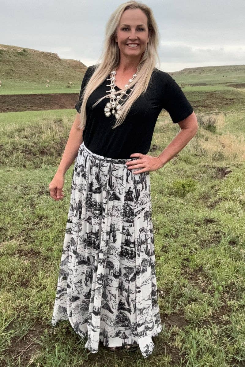 The Old Days Maxi Skirt by Sterling Kreek - BFF Here