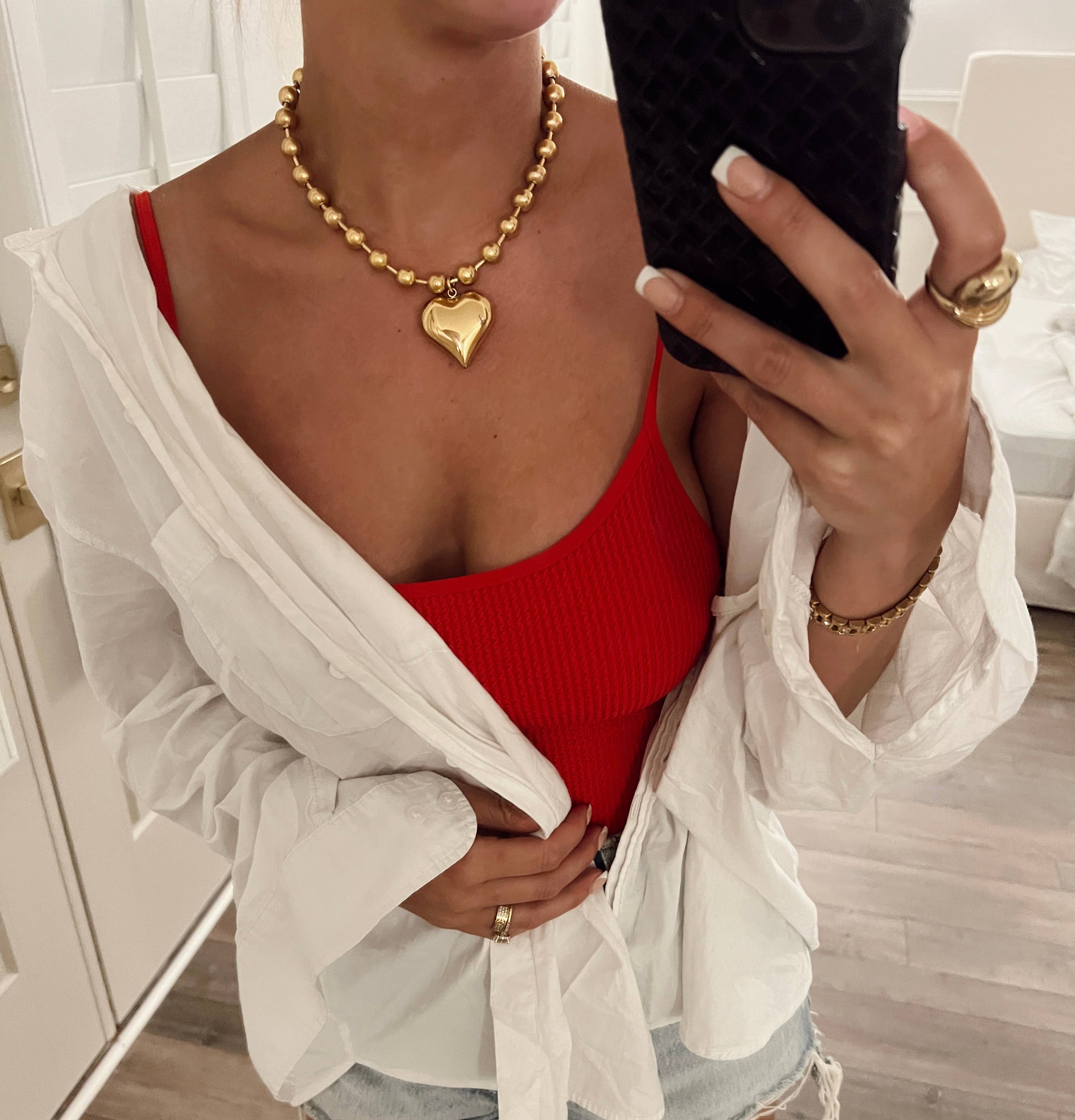 Radiant Heart Necklace by Chan Sutt - BFF Here