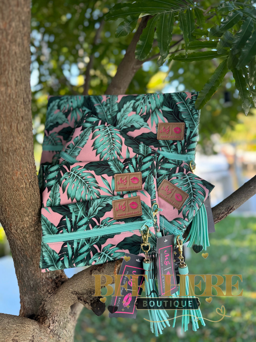 Spring Palm by Makeup Junkie Bags - BFF Here