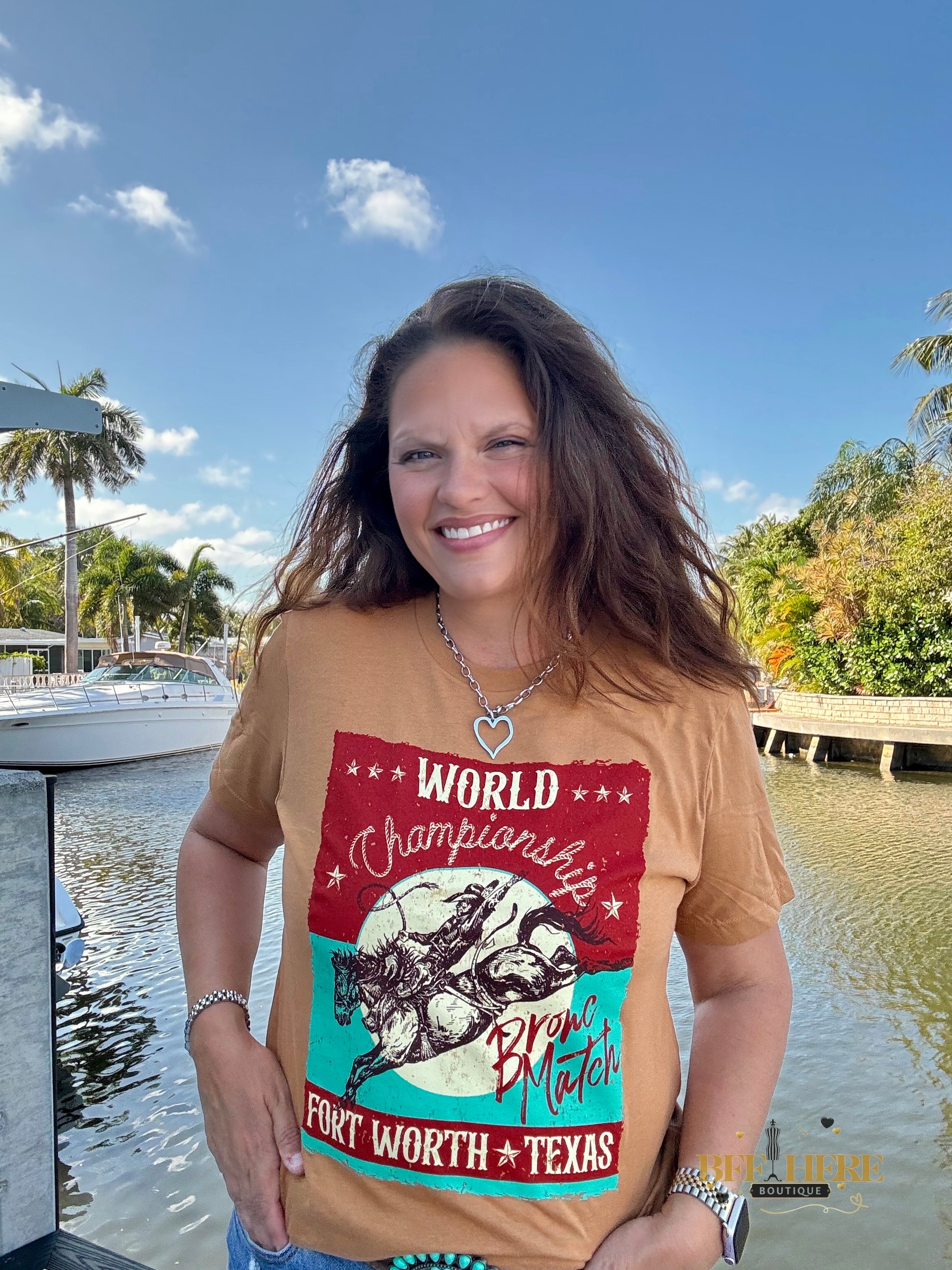 Bronc Match Tee - BFF Here
