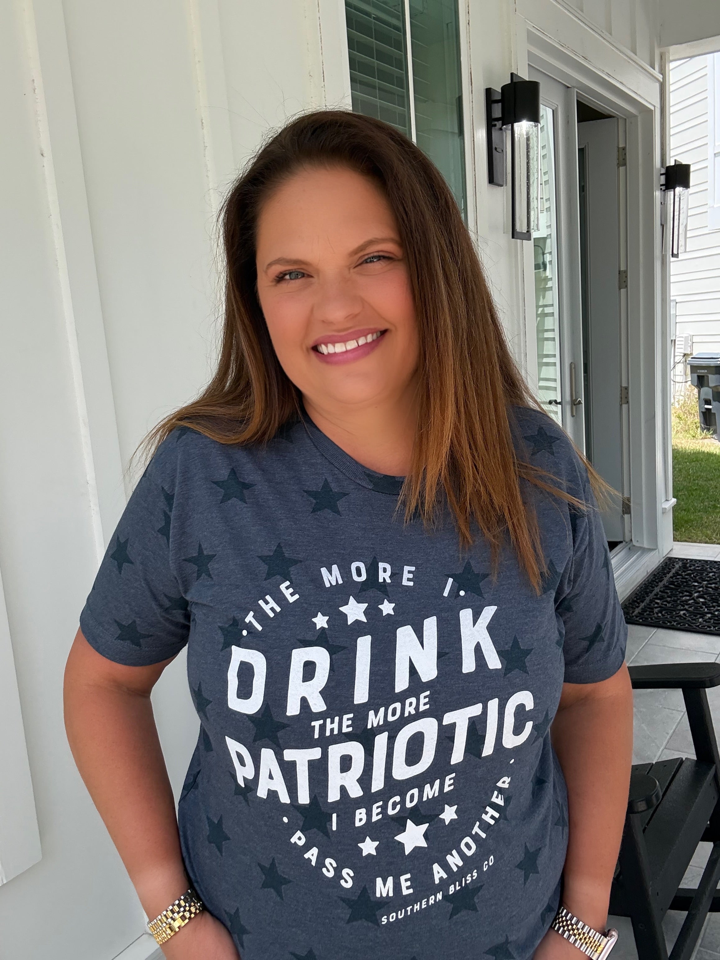 The More I Drink Star Tee by Southern Bliss (ARRAY) — Ships 2-3 weeks - BFF Here
