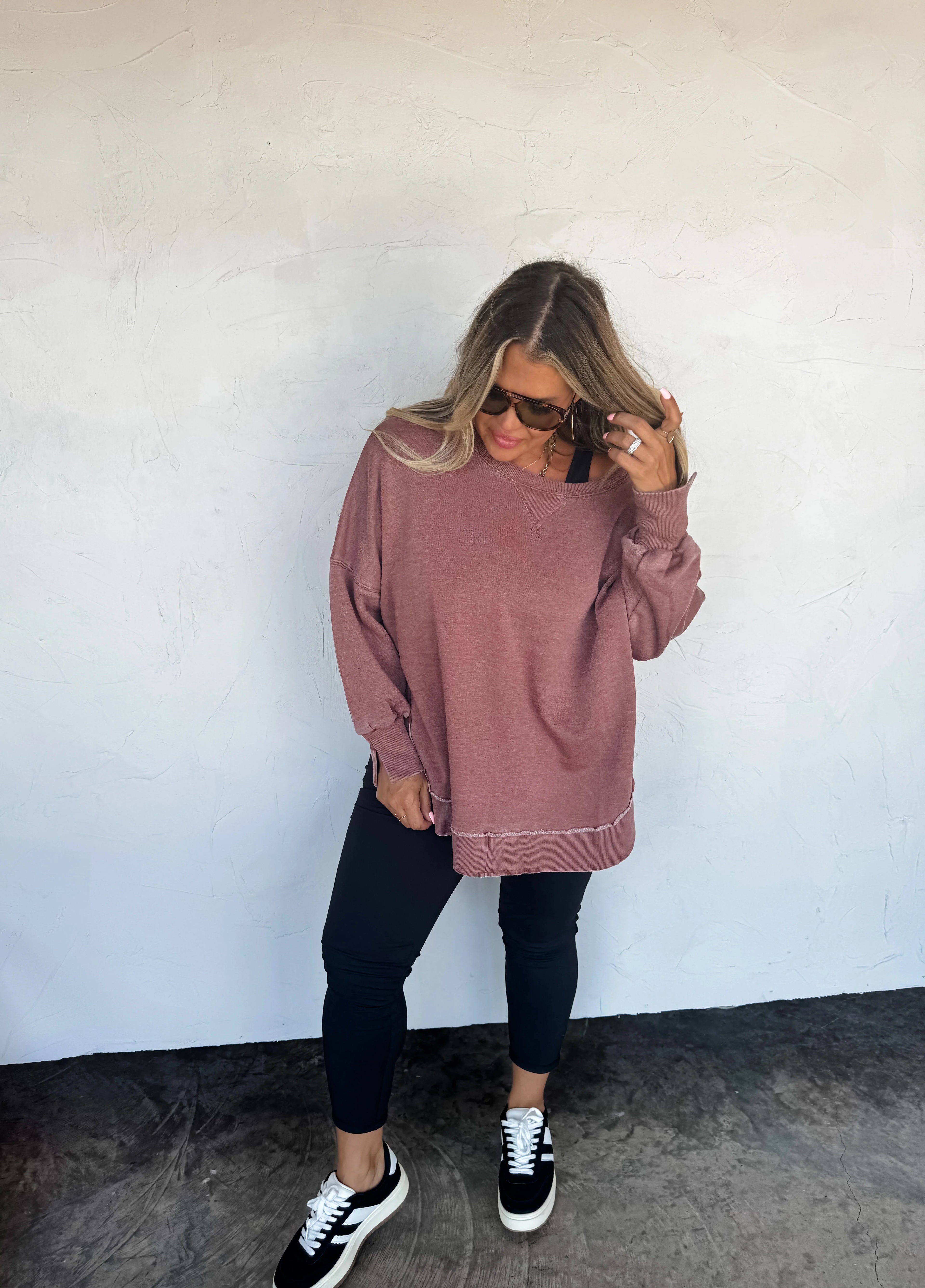 PREORDER: Joss Washed Sweatshirt by Blakeley (ETA: Late November) - BFF Here