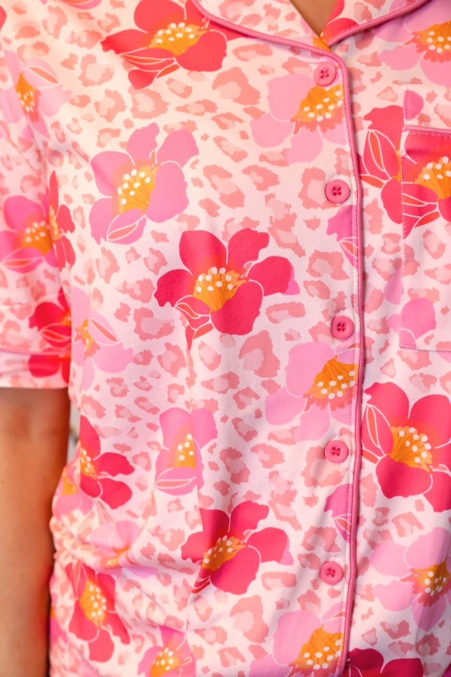 PREORDER: Spotted in Bloom Ruffle Pajama Set by Jess Lea (ETA March) - BFF Here