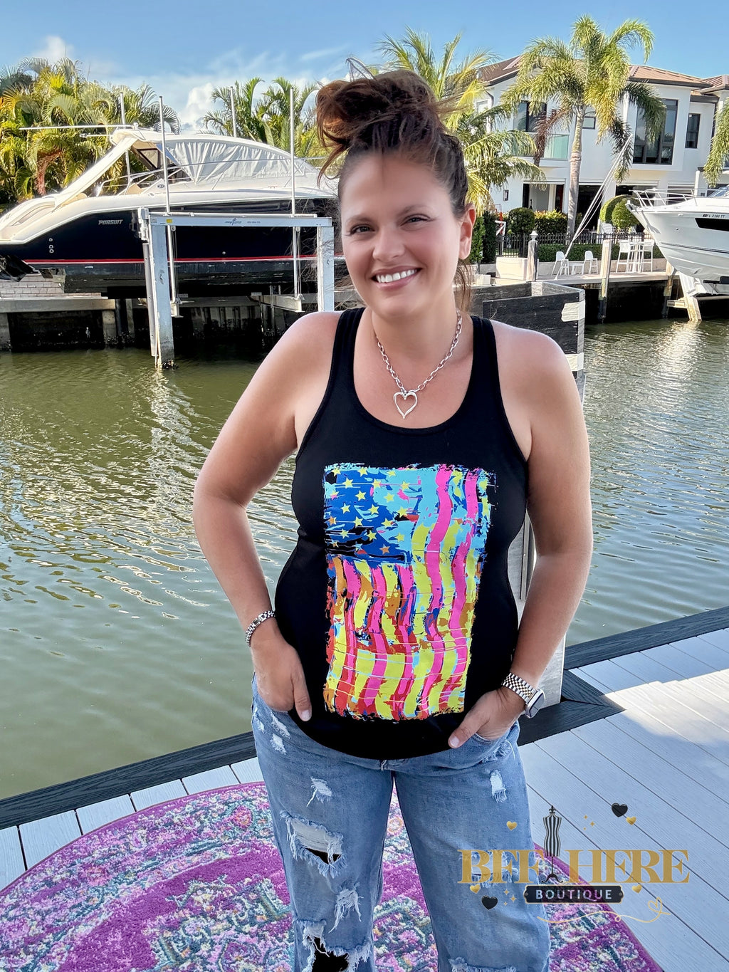 Party In The USA Tank by Sterling Kreek - BFF Here