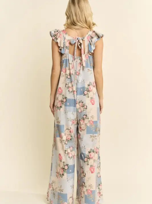 Vintage Garden Wide-Leg Jumpsuit by Jade by Jane