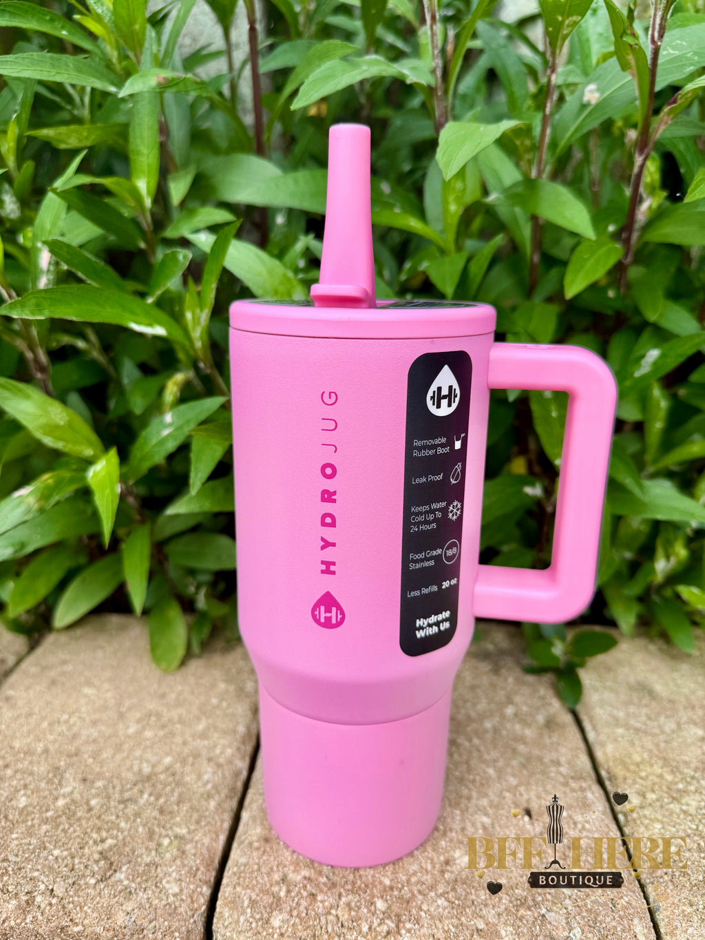 HydroJug Traveler - 20oz. /  Blush - BFF Here