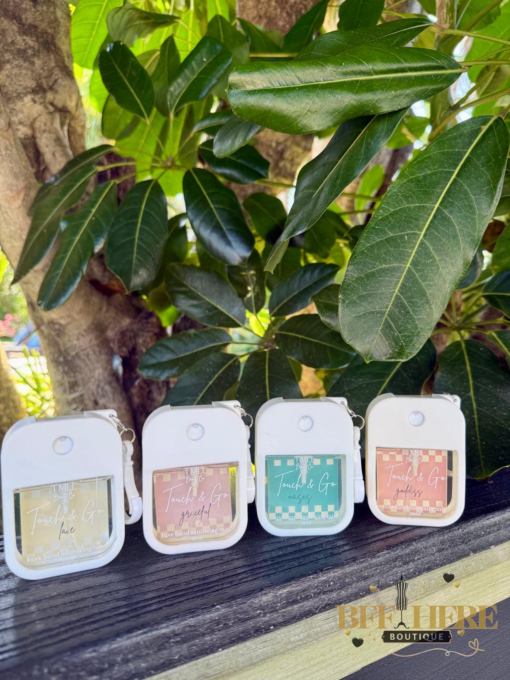 Touch & Go Luxe Hand Sanitizer Mist by TMLL Beauty (Choice of Fragrance) - BFF Here