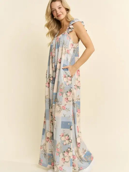 Vintage Garden Wide-Leg Jumpsuit by Jade by Jane