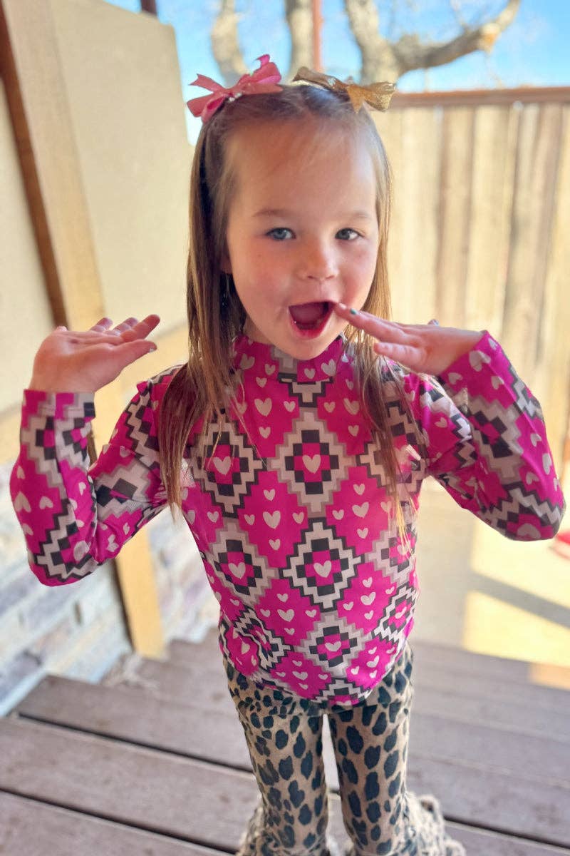 Struck By Cupid Mesh Top / Kids by Sterling Kreek - BFF Here