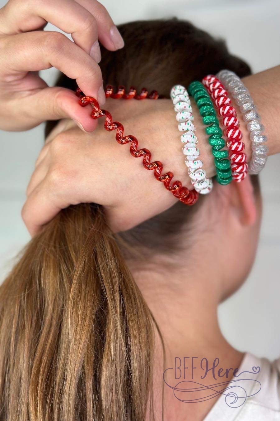 Twinkle Ties: Sparkling Festive Hair Bands - Fun & Festive Collection - BFF Here