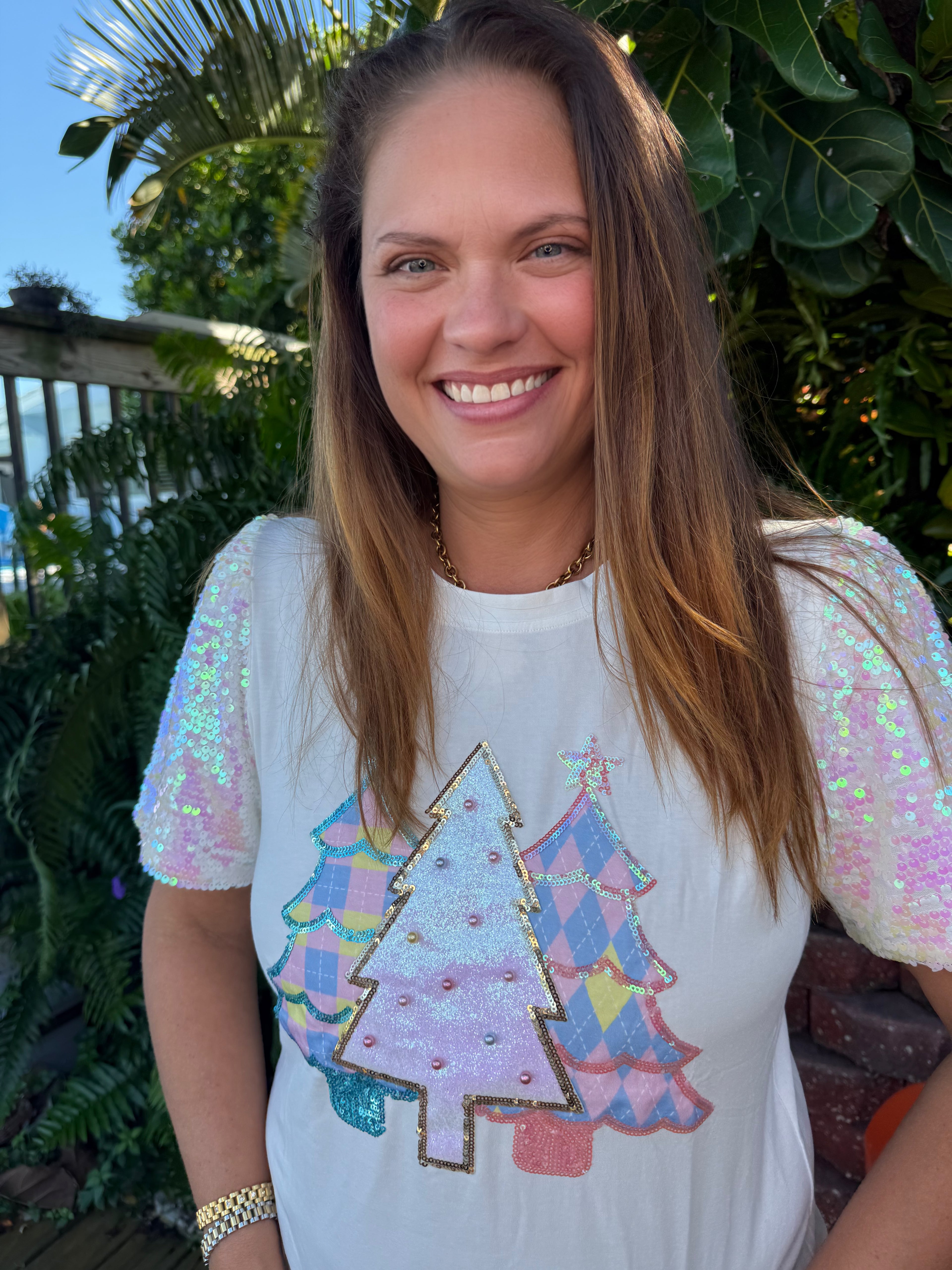 Festive Forest on Princess Top by Grace & Emma - BFF Here