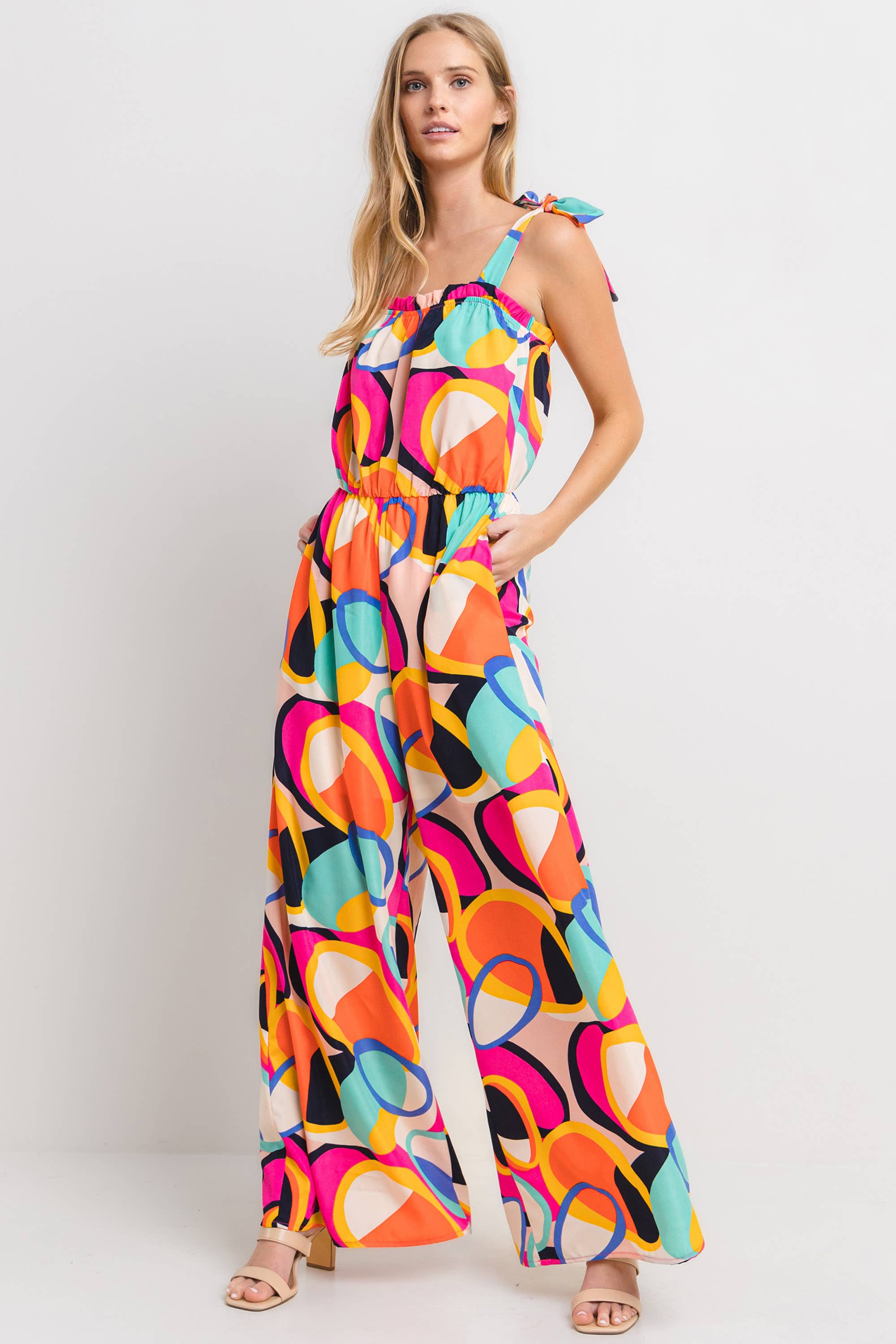 Groovy Geo Glam Jumpsuit - BFF Here