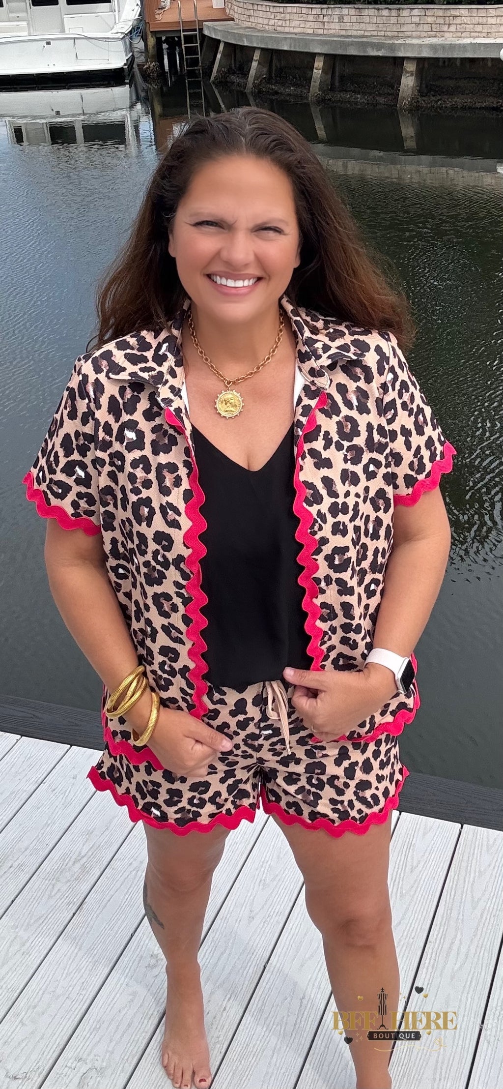 Savannah Textured Ric Rac Set / Leopard by Jess Lea - BFF Here