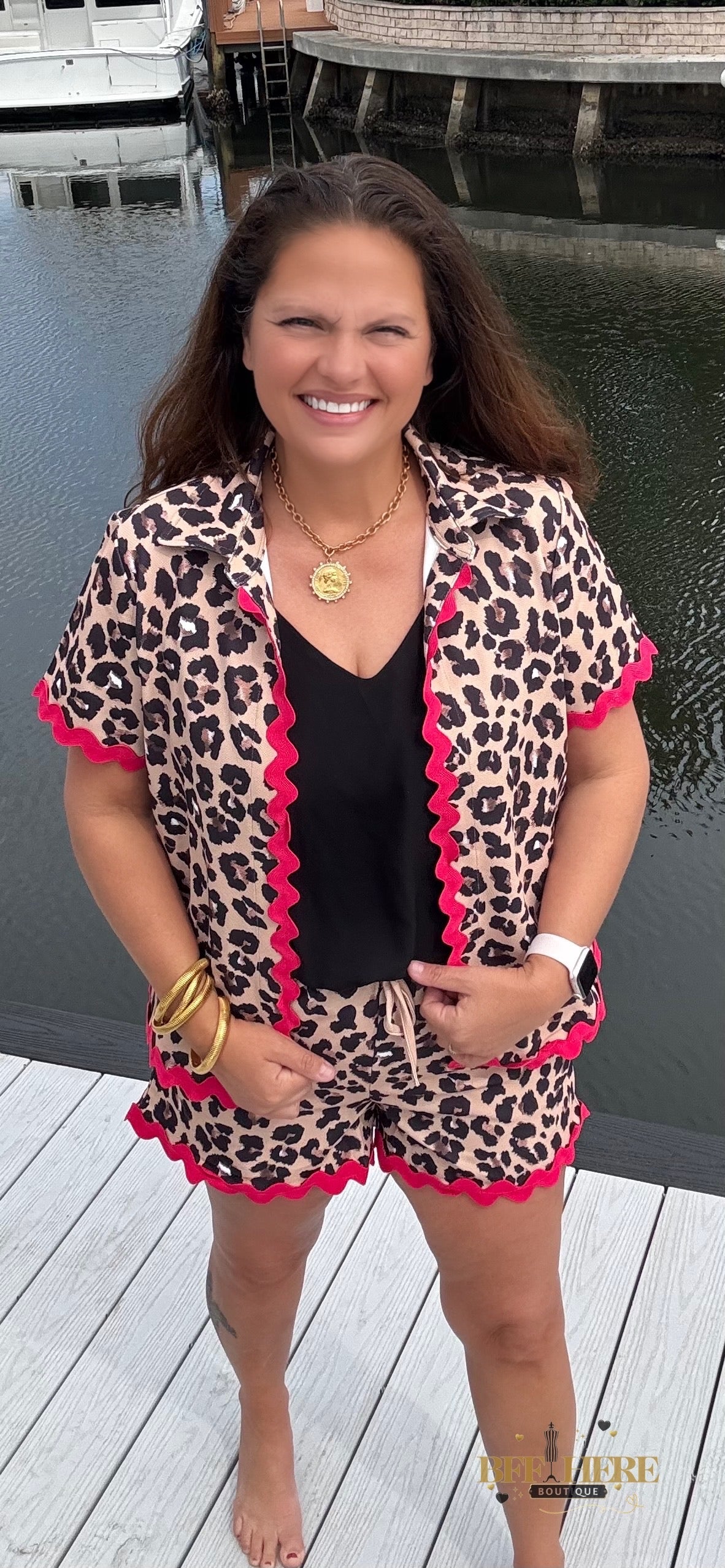 Savannah Textured Ric Rac Set / Leopard by Jess Lea - BFF Here