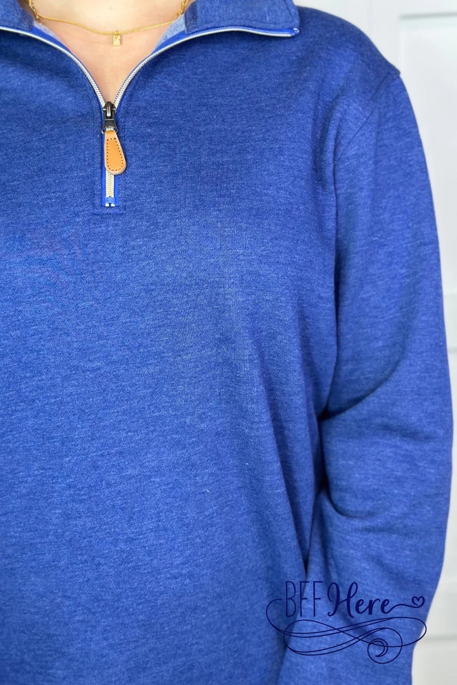 PREORDER-Miley Vintage Pullover / Royal Blue (Ships End of December ) - BFF Here