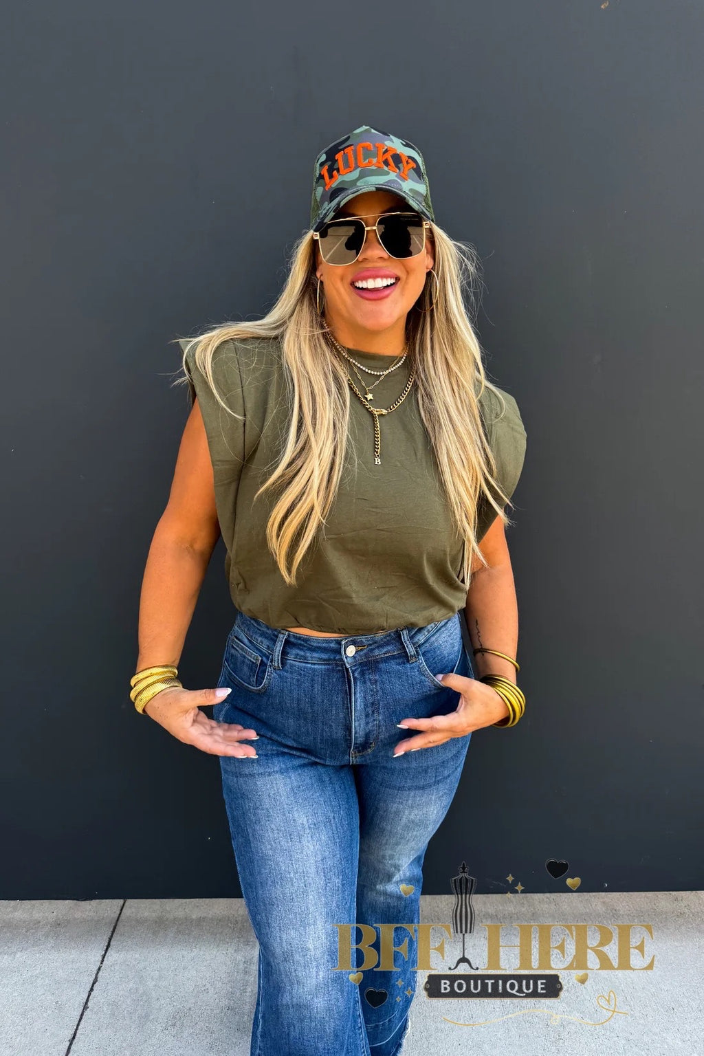 Stevie Cap Sleeve Top by Blakeley / Choice of Color - BFF Here